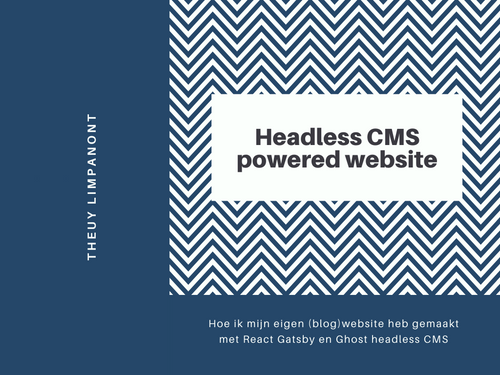 Website met React Gatsby en Ghost headless CMS